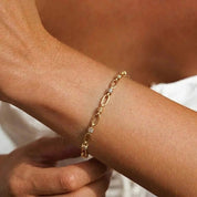 Addison Two Tone Gold Bracelet – 18K Gold Jewellery | Milvanna